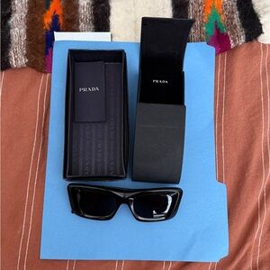 Prada Black Sunglasses unisex